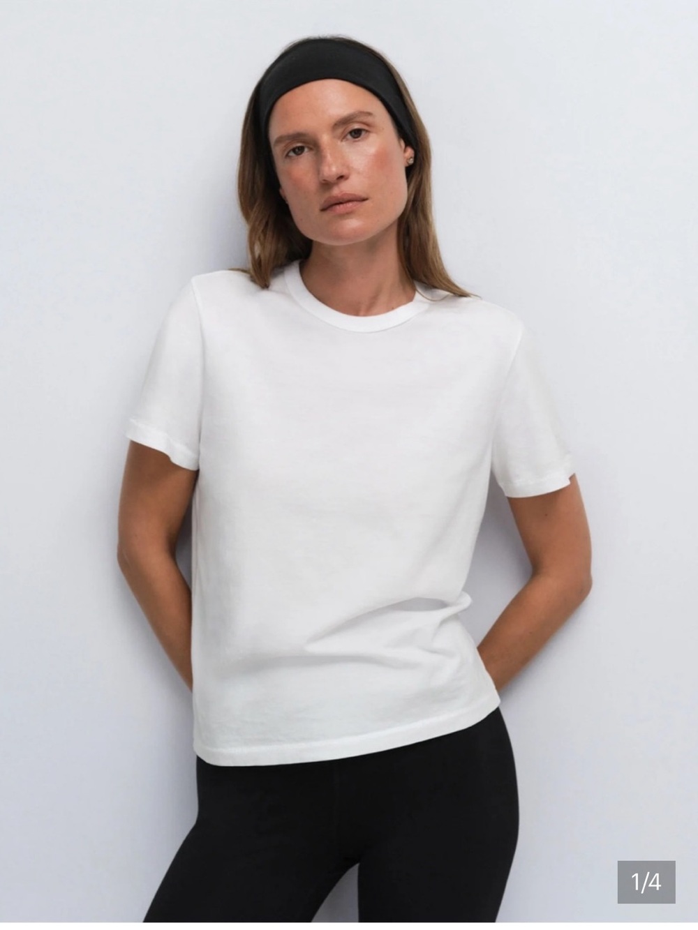 Vuori Feather Organic Cotton Short Sleeve Tee - White
